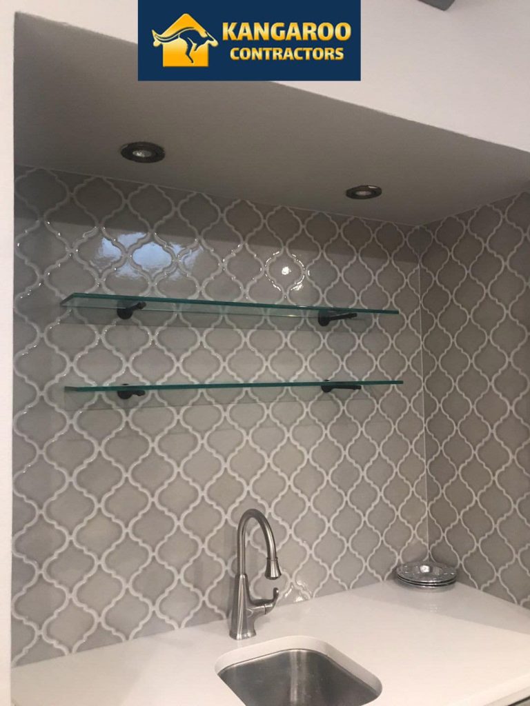 Sterling backsplash Dallas - Kangaroo Contractors