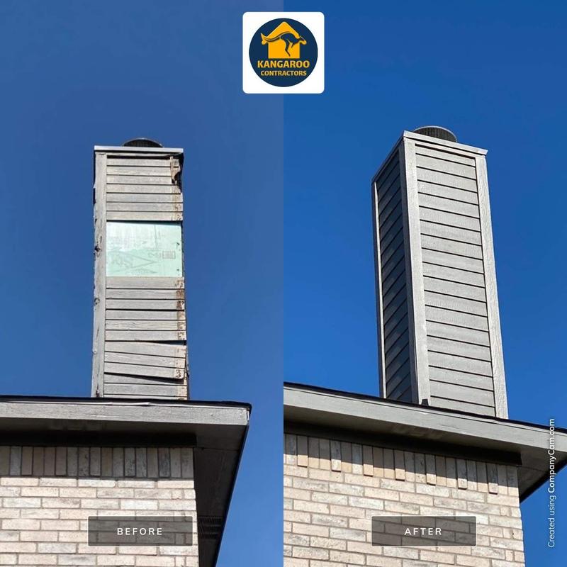 before and after of chimney